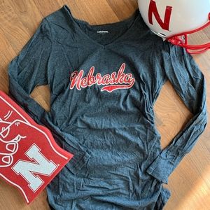 Nebraska Cornhusker Maternity top